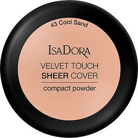 IsaDora Velvet Touch Sheer Cover Compact Powder - bedsttestet.dk IsaDora Velvet Touch Sheer Cover Compact Powder - bedste Pudder